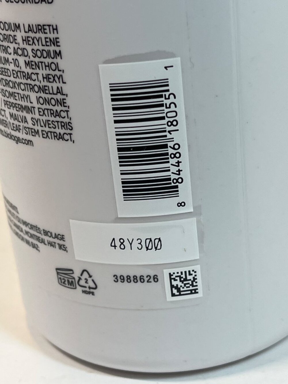 Biolage Cool Mint Shampoo 33.8 Fl Oz Vegan & Cruelty-Free Deep Cleansing Formula - Picture 5 of 5